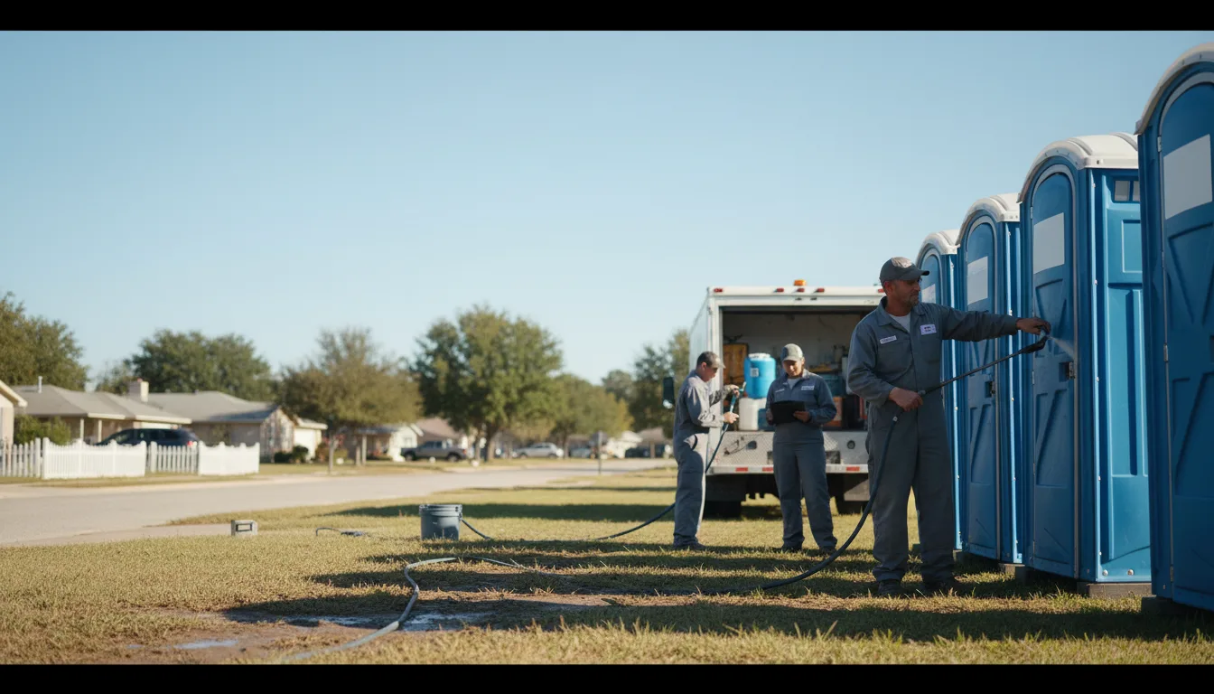 Long-Term Portable Toilet Rental in Dedham, IA near me